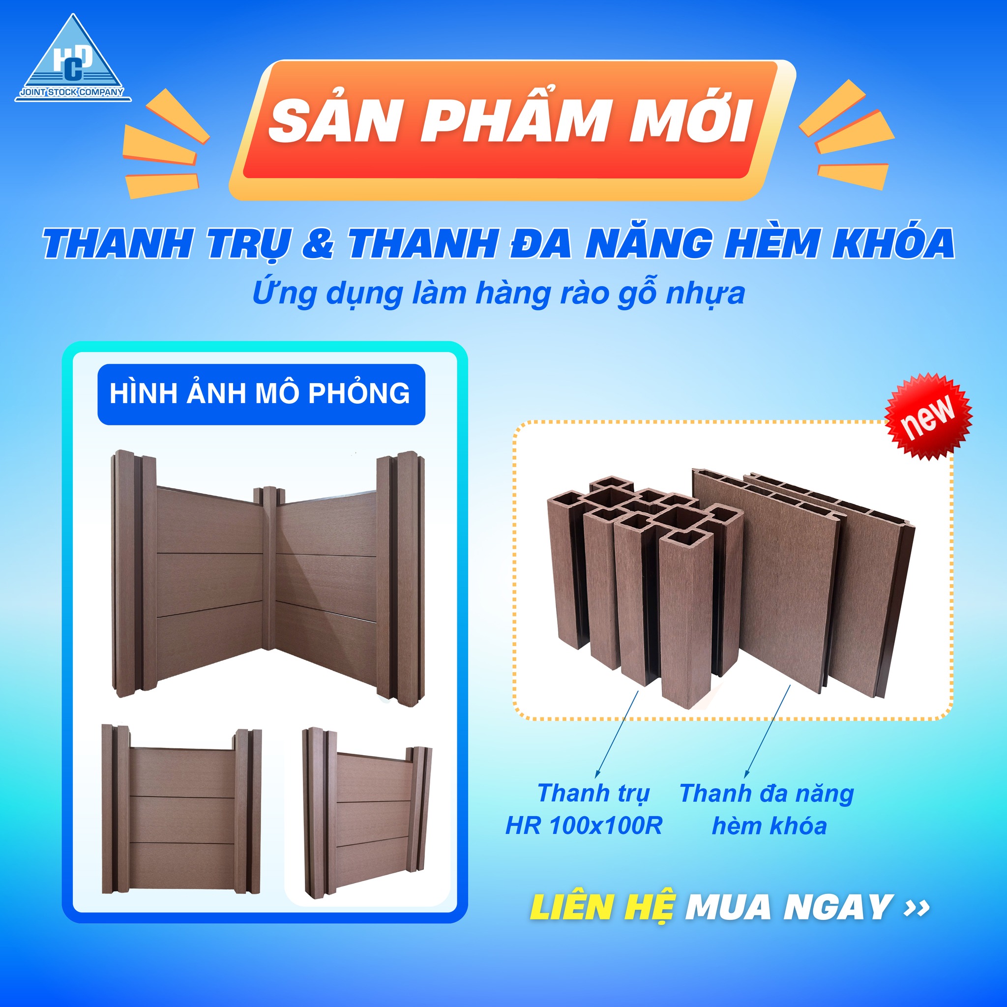 HCDWOOD RA MẮT BỘ SẢN PHẨM MỚI - DẪN ĐẦU XU THẾ THIẾT KẾ NGOẠI THẤT