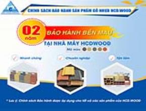 Chính sách bảo hành gỗ nhựa HCDWOOD